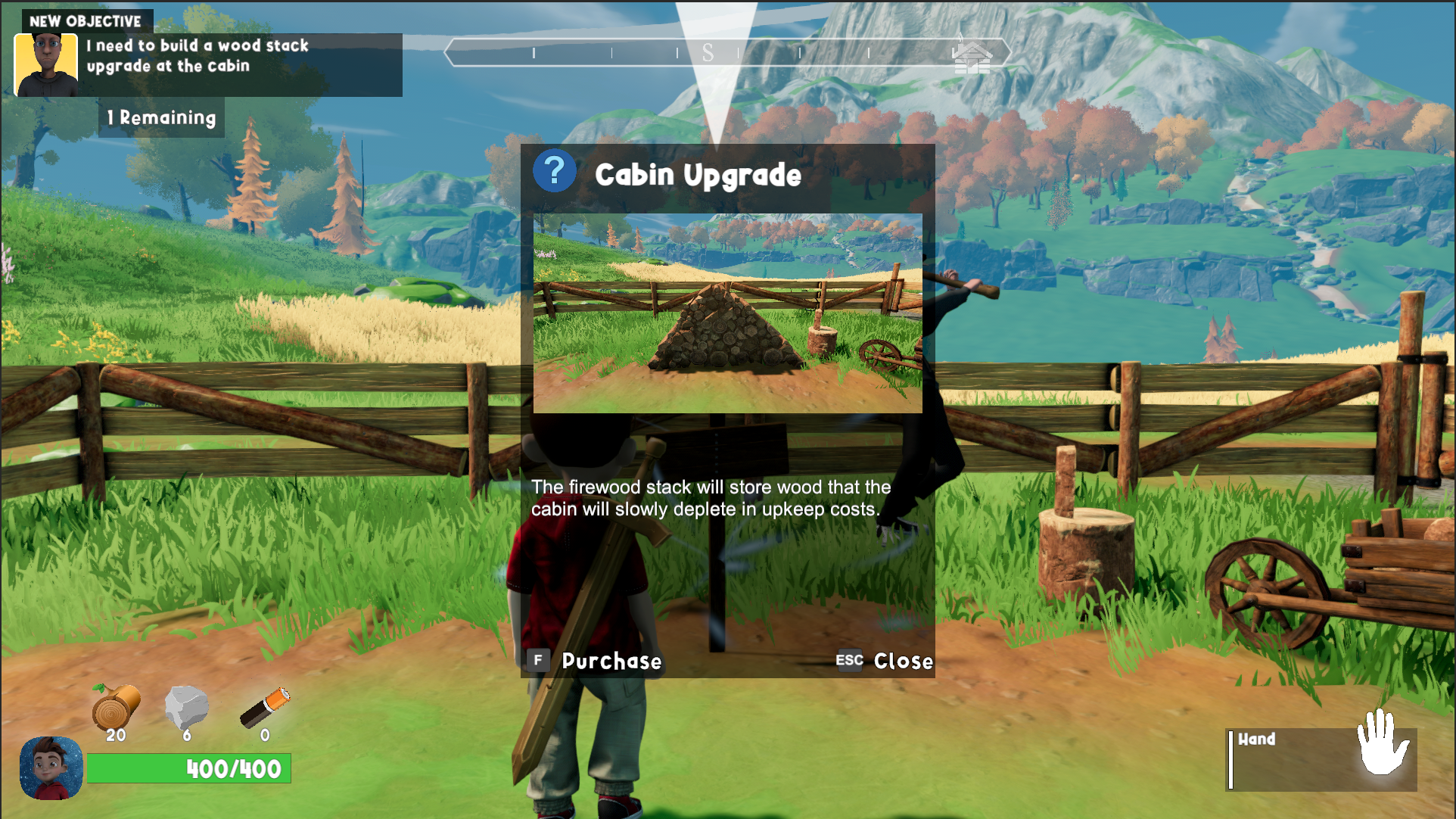 Cabin & Weapon upgrades